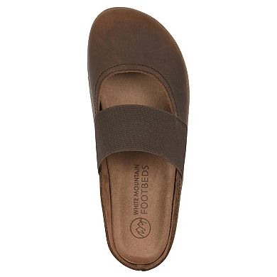 White Mountain Bassi Women's Mary Jane Clogs