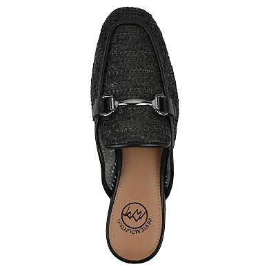 White Mountain Bobbin Women's Slip-On Mules