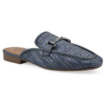 White Mountain Bobbin Women's Slip-On Mules