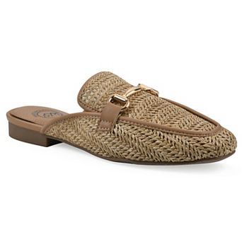 White Mountain Bobbin Women's Slip-On Mules