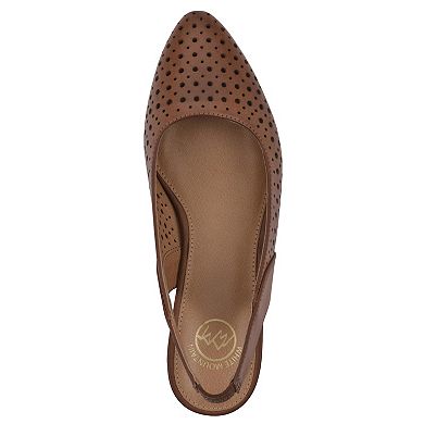 White Mountain Boronic Women's Slingback Heels