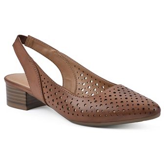 White Mountain Boronic Women's Slingback Heels