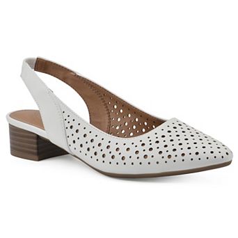 White Mountain Boronic Women's Slingback Heels