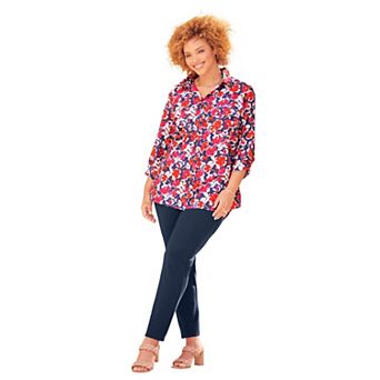 Catherines Women's Plus Size Secret Slimmer Pant