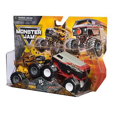 Monster Jam Fastro vs. Horse Power Die-Cast Monster Trucks 1:64 Scale