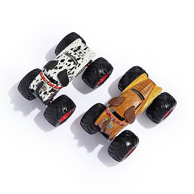 Monster Jam Monster Mutt vs. Dalmatian Die-Cast Monster Trucks 1:64 Scale 2-pc. Set