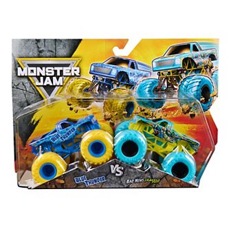 Monster Jam 2 pc Blue Thunder Vs. Bad News Travels Fast Die-Cast Trucks