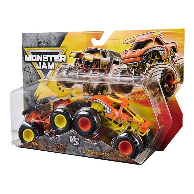Monster Jam Max-D Vs. El Toro Loco Die-Cast Monster Trucks 2-pc. Set