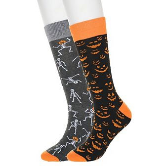 Men's Twisted Toes 2 pk Halloween Socks