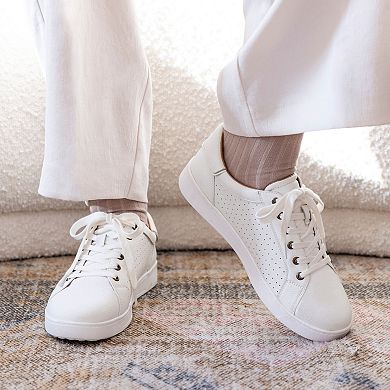 White Mountain Uniform Women's Lace-Up Sneakers
