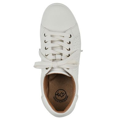 White Mountain Uniform Women's Lace-Up Sneakers