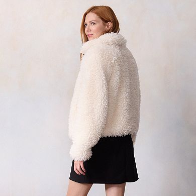 Women's LC Lauren Conrad Faux Fur Short Jacket