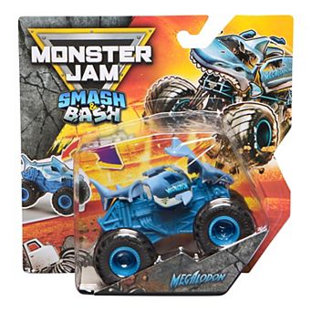 Monster Jam Smash & Bash Megalodon Die-Cast Monster Truck