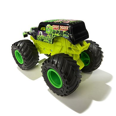 Monster Jam Smash & Bash Grave Digger Die-Cast Monster Truck