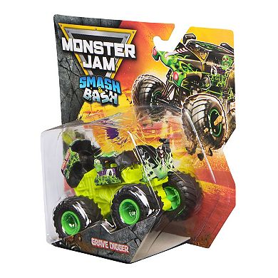 Monster Jam Smash & Bash Grave Digger Die-Cast Monster Truck