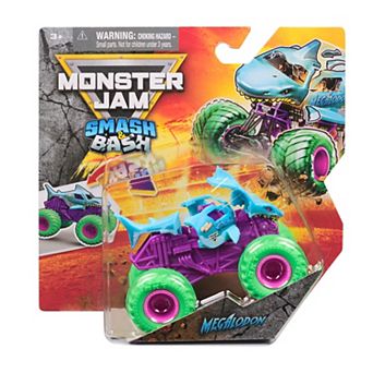 Monster Jam Smash & Bash Megalodon Die-Cast Monster Truck