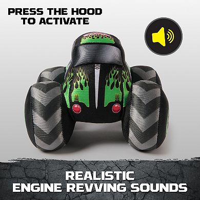 Monster Jam Grave Digger 7-in. Plush Monster Truck Toy with Sound