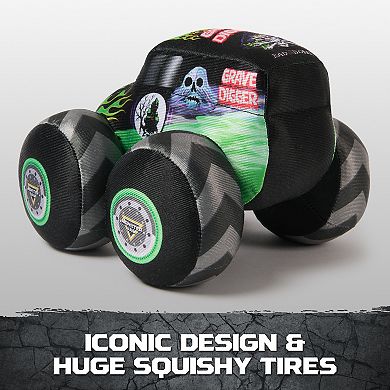 Monster Jam Grave Digger 7-in. Plush Monster Truck Toy with Sound