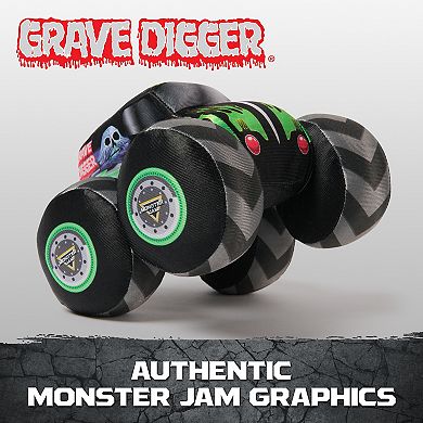 Monster Jam Grave Digger 7-in. Plush Monster Truck Toy with Sound