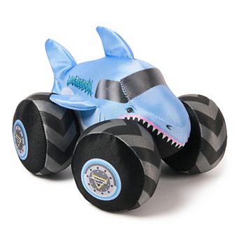 Monster Jam Megalodon 7 in Plush Monster Truck Toy with Sound