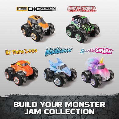 Monster Jam Megalodon 7-in. Plush Monster Truck Toy with Sound