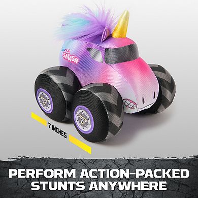 Monster Jam Sparkle Smash 7-in. Plush Monster Truck Toy with Sound