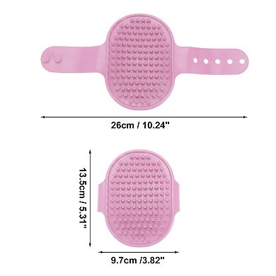Durable Gloves Style Pet Grooming Bath for Dog for Cat 5.31"x3.82"