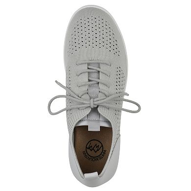White Mountain Upscale Women's Lace-Up Sneakers