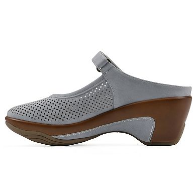 White Mountain Vinto2 Women's Mary Jane Clogs