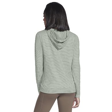 Skechers® GO DRI Swift Stripe Long Sleeve Hoodie