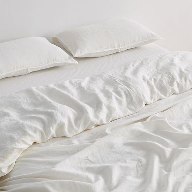 Verlee Washed European Linen Duvet Cover Set with Shams