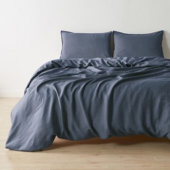 Verlee Washed European Linen Duvet Cover Set with Shams