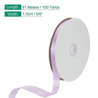 Satin Ribbon, 5/8 Inch x 100 Yards Single Face Satin Ribbon