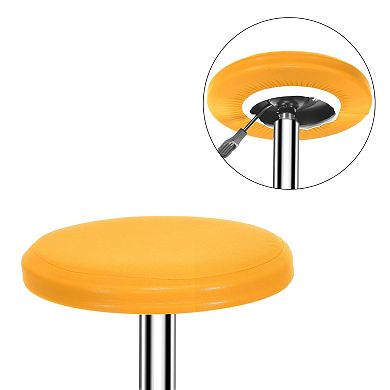 Round Bar Stool Covers, 2 Pack Round Seat Cover Dia.11-14", High Stretchy Circle Stool Cover