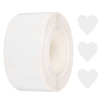 500 pc Heart Stickers 1 Inch Self-Adhesive Stickers Coding Label for DIY Crafts, Classroom Marking