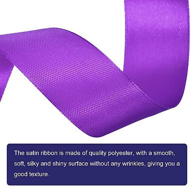 Satin Ribbon, 1 Inch x 100 Yards Single Face Satin Ribbon