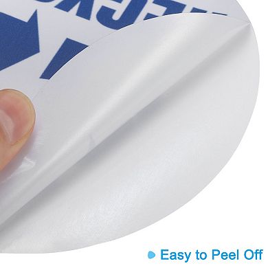 Recycle Sticker Bin Labels, 6 Pack Recycle and Trash Logo Stickers Combo Self-Adhesive Stickers