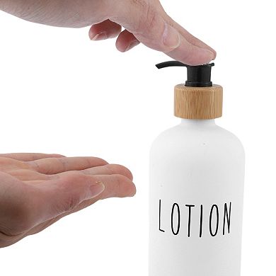 Elegant Soap Pump Dispenser for Bathroom 16.9oz 1 Pc