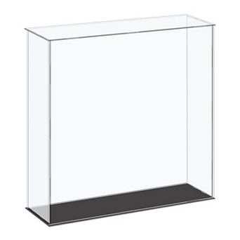 Acrylic Display Case Plastic Box Cube Storage Box Assemble Dustproof Showcase 36x11x35.5cm