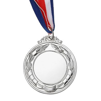 Blank Award Medals, 10 Pack Award Medals with Neck Ribbon, Make Your Medals Kit, Winner Medal