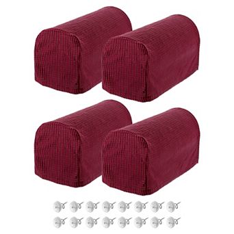 Stretch Armrest Covers Armchair Anti-Slip for Chairs Sofas Couch Arm Covers Recliner Sofa 4 pc