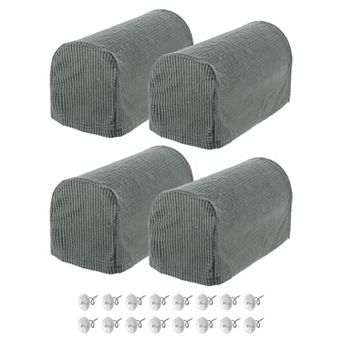 Stretch Armrest Covers Armchair Anti-Slip for Chairs Sofas Couch Arm Covers Recliner Sofa 4 pc