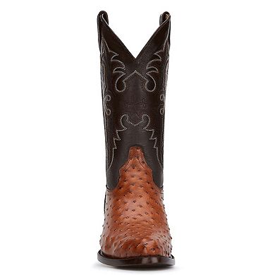 Forastero Men Genuine Leather Cowboy Boots