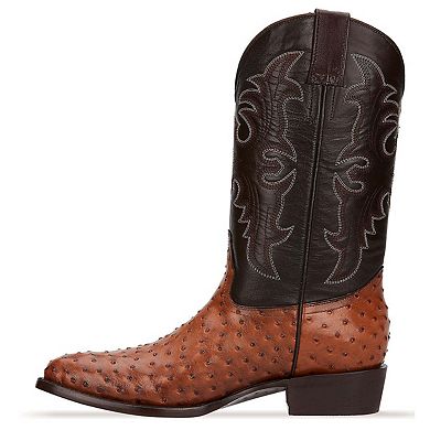 Forastero Men Genuine Leather Cowboy Boots