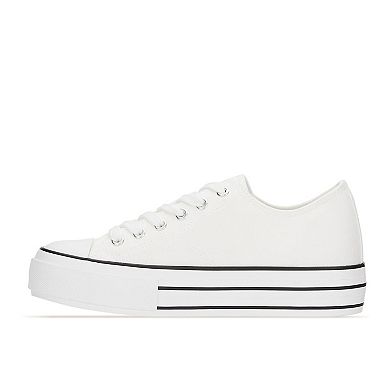 Andrea Canvas Sneakers, Platform 87055