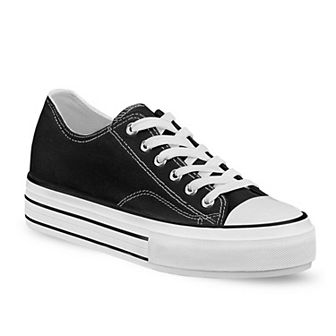 Andrea Canvas Sneakers, Platform 87055