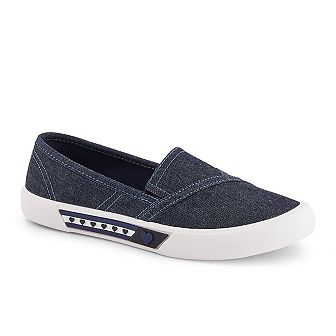 Andrea Canvas Flats For Women, Hearts 76399