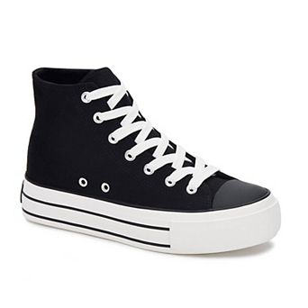 Andrea Canvas Sneaker Boots With Platform 89614