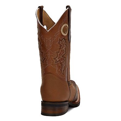 Forastero Men Western Cowboy Leather Boots