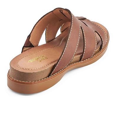 Andrea Fisherman Low Wedge Sandal 68105